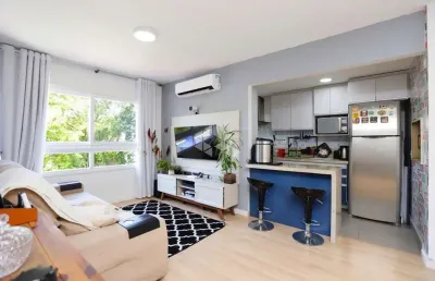 Apartamento com três quartos, em prédio com infra completa