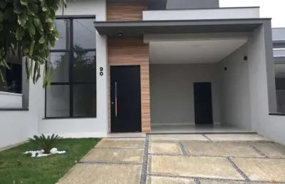 Casa em condomínio para venda em salto, loteamento terras de são pedro e são paulo, 3 dormitórios, 1 suíte, 2 banheiros, 3 vagas