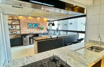 Apartamento mobiliado com 3 suítes, 121m²,  2 vagas - setor marista