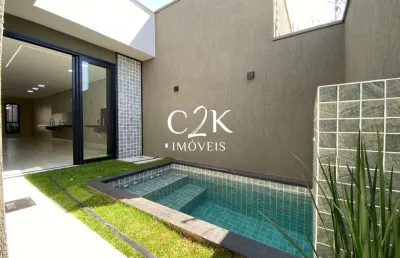 Casa nova, 3 suítes plenas com piscina e churrasqueira - jardim atlântico