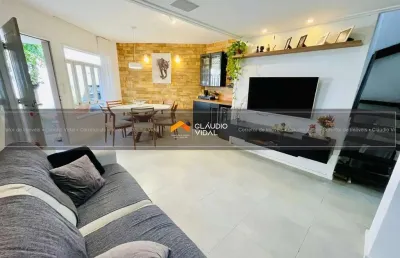 Lindo village duplex decorado, 110 m2 com 3/4 em armação, salvador - bahia