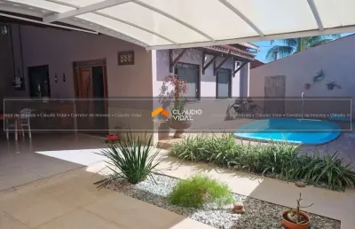 Ampla casa térrea em condomíno fechado com 3/4 em piatã, salvador - ba