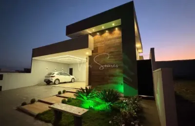 Espetacular casa em condomínio à venda em birigui-sp, condomínio villa lobos - 03 quartos, 03 suítes, 2 salas, 4 banheiros, 4 vagas, 215m²