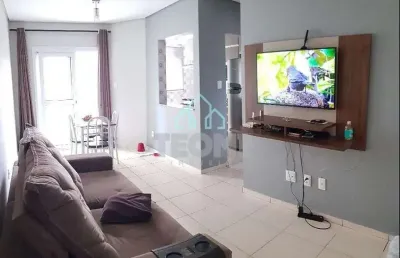 Apartamento com 2 dormitórios à venda, 56 m² por r$ 290.000 - analisa permuta por casa - condominio