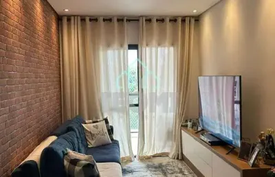 Apartamento com 2 dormitórios à venda, 65 m² por r$ 370.000 - analisa permuta por casa - condominio