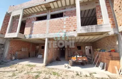 2 sobrados com 3 dormitórios à venda, 298 m² por r$ 606.000 - residencial portal da mantiqueira - t