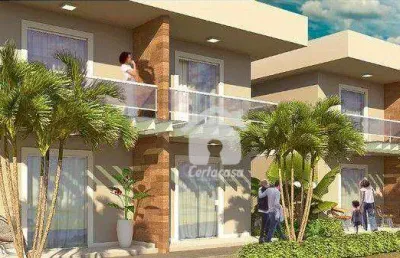 Casa com 2 dormitórios à venda, 78 m² por r$ 340.000 - peró - cabo frio/rj