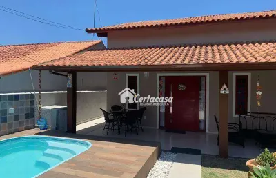 Casa com 4 dormitórios à venda, 120 m² por r$ 780.000 - balneário são pedro ii - são pedro da aldeia/rj