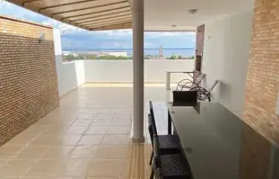 Cobertura 100% mobiliada –vista para o rio negro– residencial turim, ponta negra