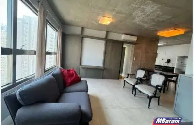 Apartamento mobiliado com 1 suíte para locação no itaim bibi
