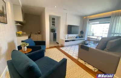 Apartamento p/ venda , perdizes ,3dorms(2 suites) ,2 vagas, 116m2,mobiliado