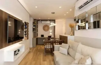 Apartamento  2 quartos e 2 vagas | vila romana lindo e mobiliado 70m2