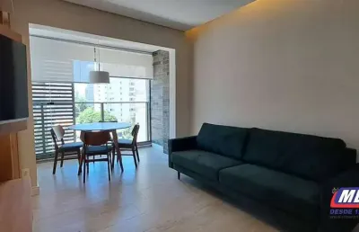 Apartamento,vende jd. paulista, mobiliado ,1 dormitorio (suite),1vaga,38m2.