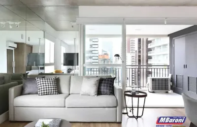 Apartamento com 1 quarto para alugar na Rua Jean Peltier, Cidade Monções, São Paulo