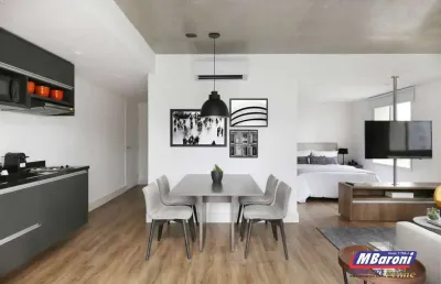Studio mobiliado para locação com 01 vaga e 63 m² - cidade monções