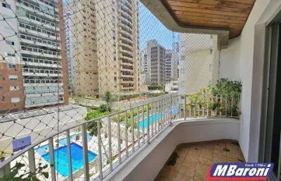Apartamento locação lareira 04 suítes com sacada 02 vagas 208 m² - paraíso