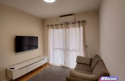 Apartamento, aluga, vila olimpia, com 1 dormitorio , 1 vaga, sacada , 48m2.