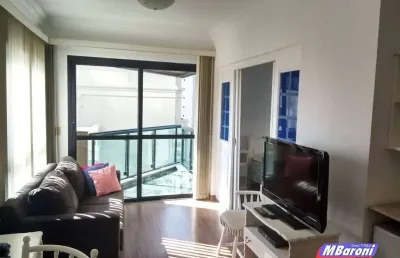 Apartamento aluga  jd. paulistano ,1 dorm,1 vaga, mobiliado,sacada, 36m2