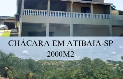 Chácara em atibaia, com 2000m2 de área total, muito verde e qualidade de vida!