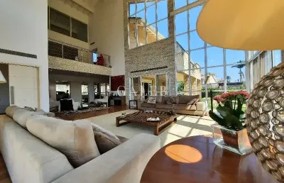 Espetacular mansão de luxo no condomínio palavra da vida: 5 quartos, 5 suítes, 6 salas, 7 banheiros, 8 vagas de garagem, 755m² em atibaia-sp!