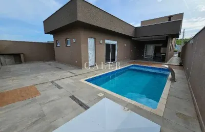 Casa nova à venda em condomínio dentro da cidade de atibaia-sp