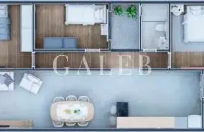 Casa térrea com 3 quartos à venda, piscina, bairro com comércio próximo