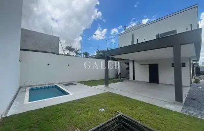 Casa em condomínio de alto padrão com 3 suítes no nova gardênia - atibaia-sp: 161,65m² e 2 vagas de garagem.