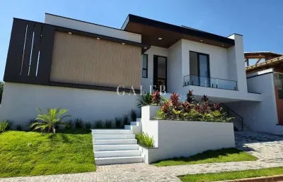 Casa de alto padrão à venda em condomínio de luxo em atibaia-sp, 3 suítes, 2 salas, 4 vagas - imperdível!