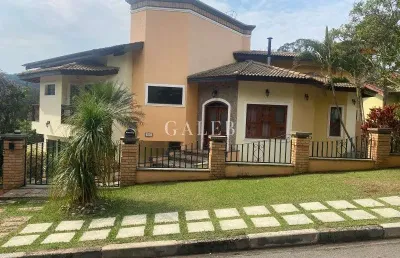 Espetacular casa de luxo em condomínio flamboyant, atibaia-sp: 4 quartos, 2 suítes, 3 salas, 6 banheiros, 5 vagas, 413m²!