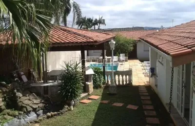 Casa para venda na vila espéria ou giglio, atibaia-sp: 4 quartos, 1 suíte, 3 salas, 3 banheiros, 6 vagas, 300m² a/c.
