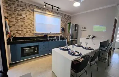 Linda casa à venda em atibaia-sp, jardim maristela: 2 quartos, 2 suítes, 2 salas, 3 banheiros, 2 vagas, 142 m².