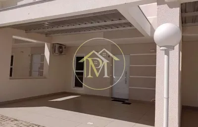Sobrado novo com 122m², semi mobiliado, com 3 dormitórios, 2 vagas de garagem.