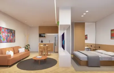 Apartamento studio com 1 dormitório à venda, por r$ 455.351 - centro cívico - curitiba/pr