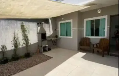Casa com 2 dormitórios, à 100m da praia, à venda por r$ 380.000 - coroados - guaratuba/pr