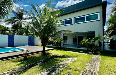 Casa em condomínio fechado com 7 quartos à venda na Rua Aquarius, S/n, Jauá, Camaçari