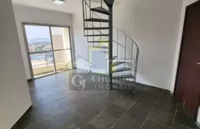 Cobertura para locação com 3 dormitórios + 2 vagas de garagem, chácara primavera, campinas (sp)  - co902