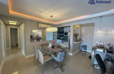 Apartamento com 3 dormitórios à venda, 123 m² por r$ 850.000,00 - kobrasol - são josé/sc