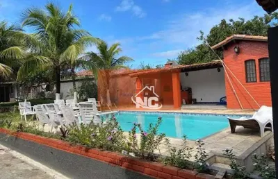 Casa primeira quadra da praia! residencial à venda, jardim atlântico leste (itaipuaçu), maricá - ca0104.