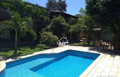 Casa com 4 dormitórios à venda, 225 m² por r$ 1.250.000,00 - maria paula - niterói/rj
