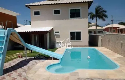 Casa com 4 quartos à venda, 120 m² por r$ 790.000,00 - jardim atlântico leste (itaipuaçu) - maricá/rj