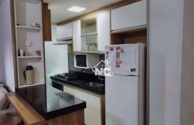 Apartamento com 3 dormitórios à venda, 75 m² por r$ 350.000,00 - maria paula - niterói/rj