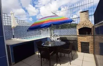 Apartamento com 4 dormitórios à venda, 180 m² por r$ 1.200.000,00 - santa rosa - niterói/rj