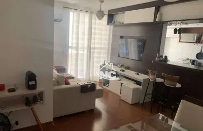 Apartamento condomínio ventura com 2 quartos à venda, 65 m² por r$ 340.000 - barreto - niterói/rj