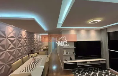 Apartamento com 3 quartos à venda, 100 m² por r$ 435.000 - maria paula - são gonçalo/rj