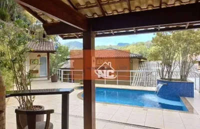 Casa com 4 dormitórios à venda, 400 m² por r$ 1.350.000,00 - maria paula - niterói/rj