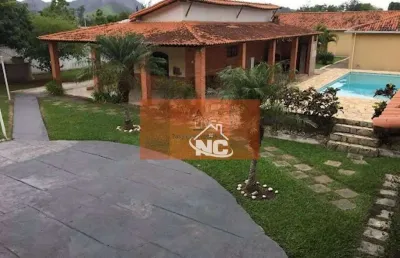 Casa com 4 quartos à venda, 3000 m² por r$ 1.100.000,00 - itaupuaçu - maricá/rj