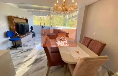 Cobertura com 3 dormitórios à venda, 130 m² por r$ 590.000,00 - piratininga - niterói/rj