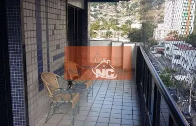 Apartamento com 4 quartos à venda, 187 m² por r$ 900.000 - vital brasil - niterói/rj