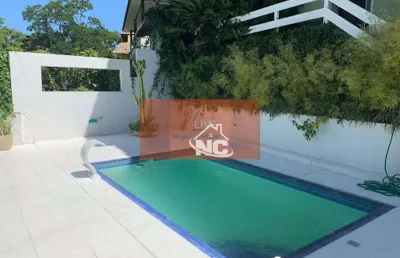 Casa com 4 quartos à venda, 450 m² por r$ 1.250.000 - itaipu - niterói/rj