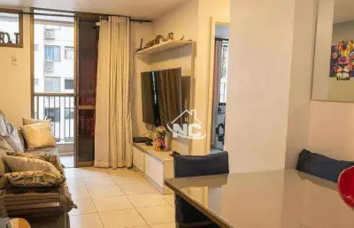 Novos começos vende - apartamento condomínio enseada com 3 quartos à venda, 85 m² por r$ 480.000 - centro - niterói/rj
